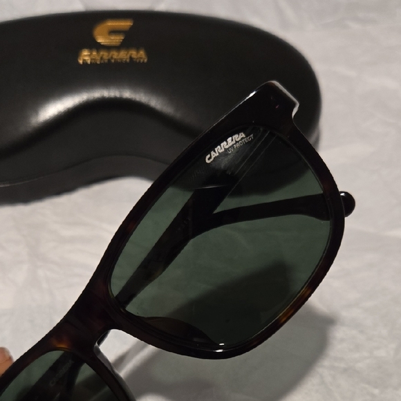 CARRERA C FLEX 08/G/S 0086 QT Sunglasses Havana Frame Green Lenses 58mm - Picture 7 of 8